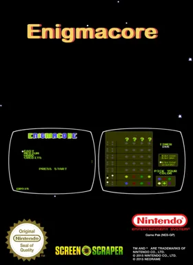 Enigmacore (USA) (Aftermarket) (Unl) box cover back